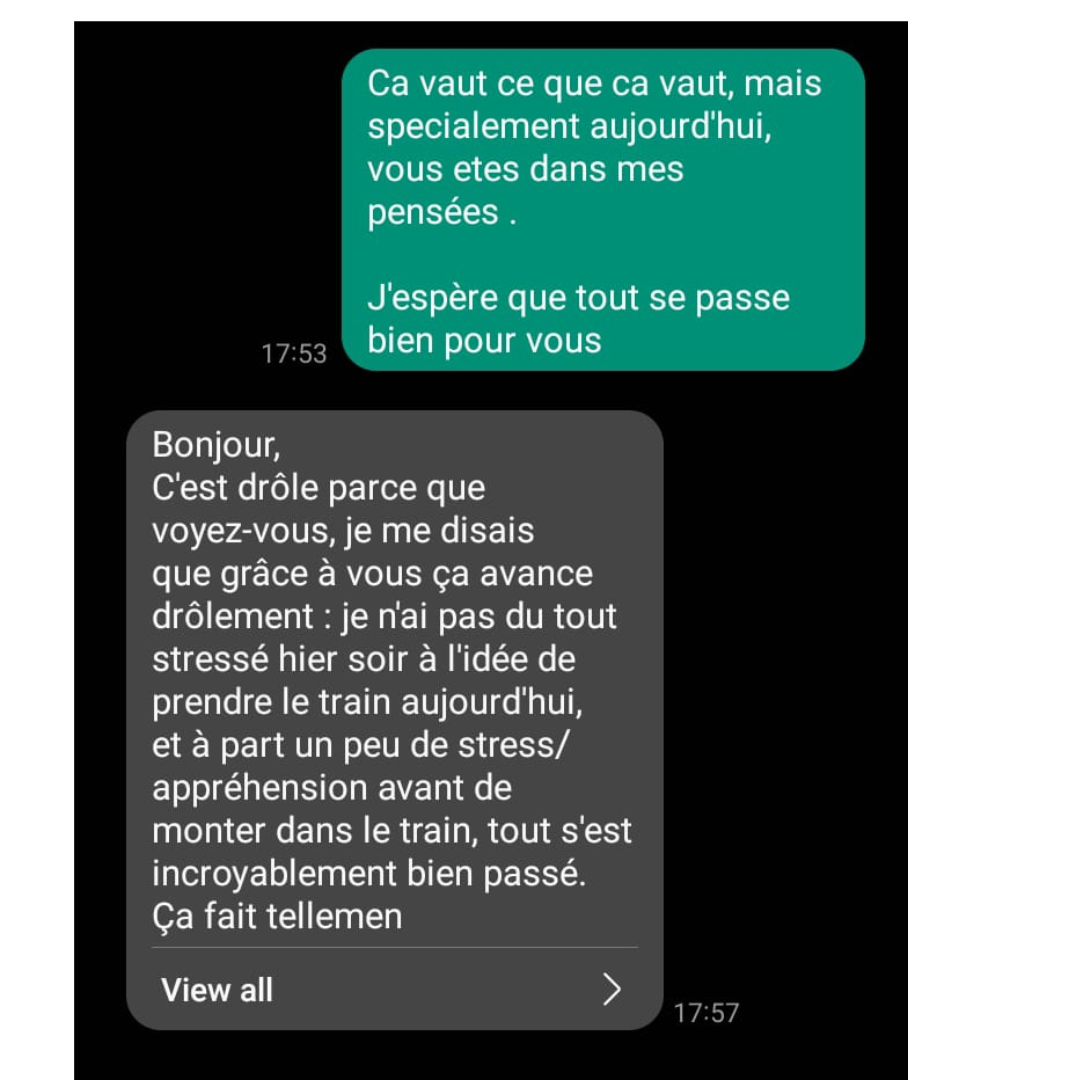 Résultat EMDR - Apaiser les angoisses et le stress
