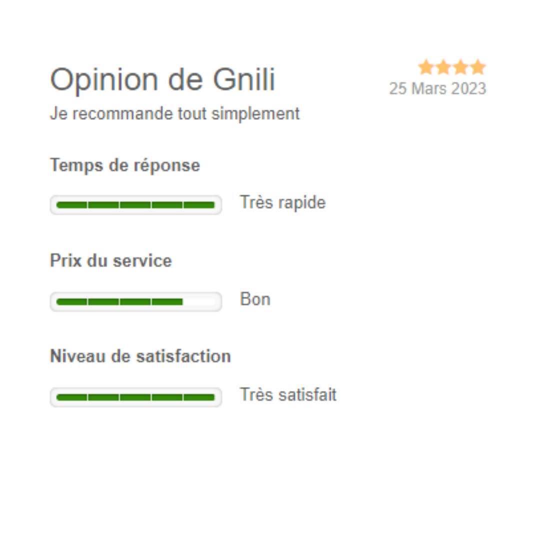 Recommandation d'une patiente après plusieurs séances, Arnaud Soto psychologue clinicien et praticien accrédité emdr Europe
